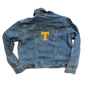 WRANGLER RETRO WOMENS DENIM JACKET SZ LARGE TENNESSEE VOLUNTEERS/VOLS HTF NWOT
